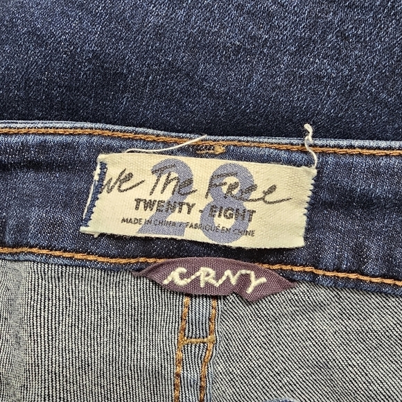 FREE PEOPLE WE THE FREE Curvy High-rise Skinny Jeans  Size 28 - Picture 4 of 6